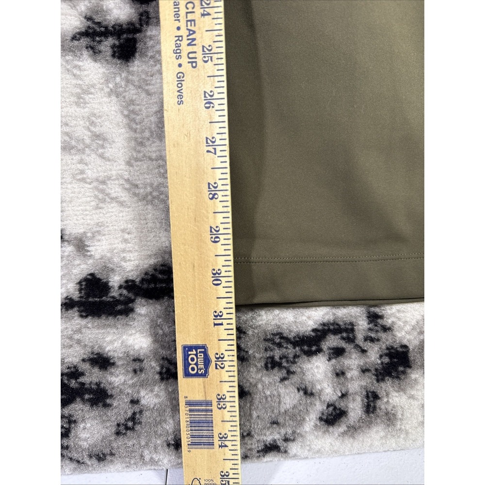 Halara Halotek Air Pants Womens Size Large Earthy Green Wide Leg Stretch Boho - Picture 7 of 13